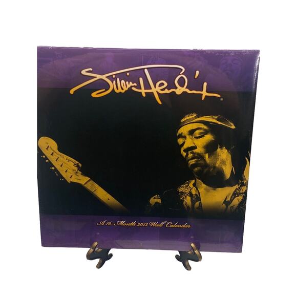 DateWorks Jimi Hendrix Wall Calendar 2013 New Sealed Collectors Item Memorabilia - Picture 3 of 6